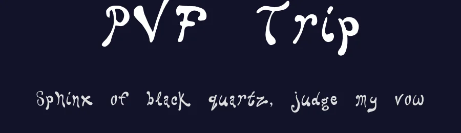 PVF Trip — Script Handwritten Font — thumbnail 2