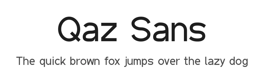 Qaz Sans by GGBotNet — Sans Serif Font