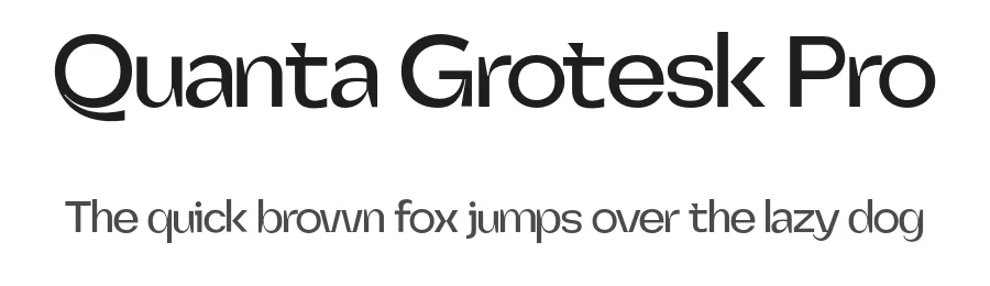 Quanta Grotesk Pro by Afdalul Zikri — Sans Serif Font