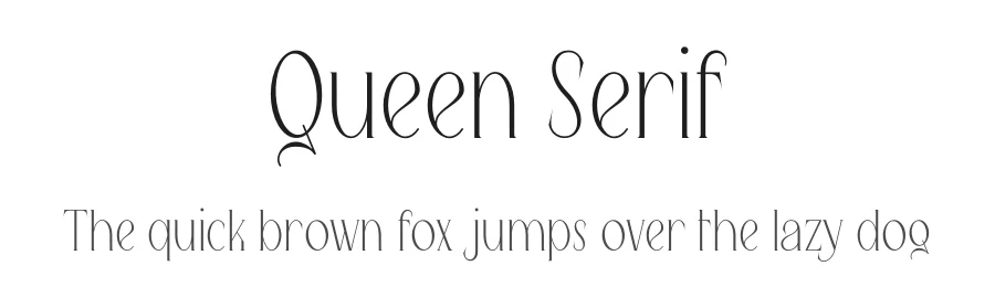 Queen Serif by Nicho Christian — Serif Font