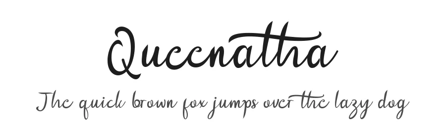 Queenatha by Yogaletter 2020 (Isroni Yoga Prasetya) — Script Handwritten Font