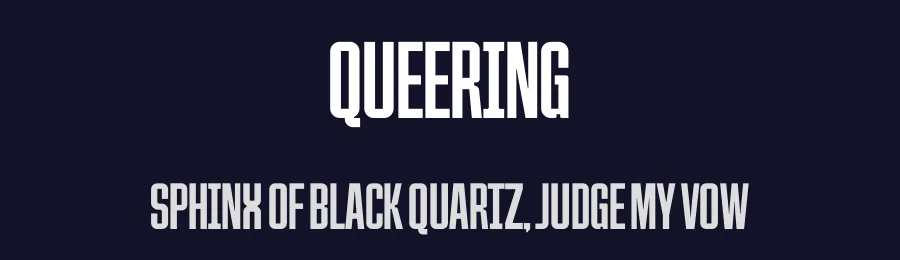 Queering by Adam Naccarato — Sans Serif Font — thumbnail 2