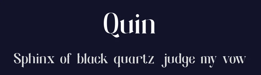 Quin by Akhmad Husain Rifa'i — Serif Font — thumbnail 2