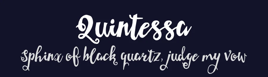 Quintessa by Gtype Studio — Script Handwritten Font — thumbnail 2
