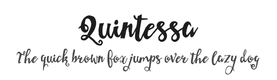 Quintessa by Gtype Studio — Script Handwritten Font
