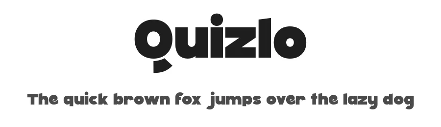 Quizlo by Jamaludin Ahmad Sahestya Dharma — Sans Serif Font