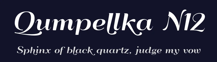 Qumpellka N12 by gluk (gluksza@wp.pl) — Script Handwritten Font — thumbnail 2