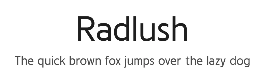 Radlush