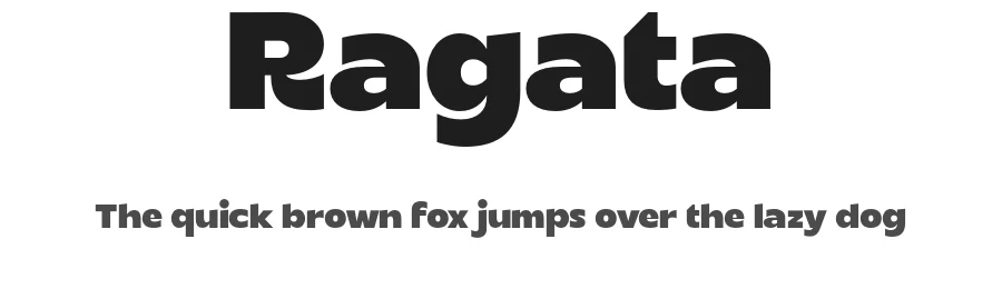 Ragata by Ahmad Ramzi Fahruddin β Sans Serif Font