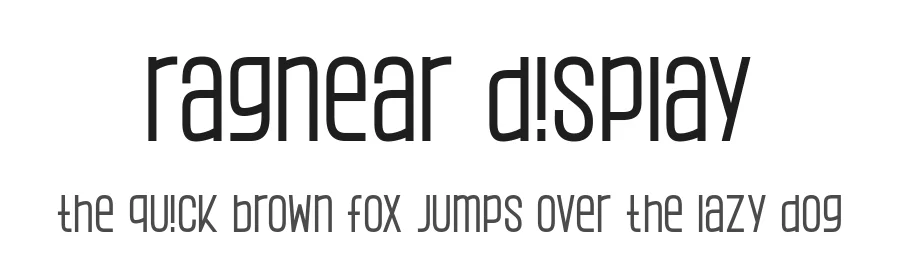 Ragnear Display by Wahyu Sa β Display Font