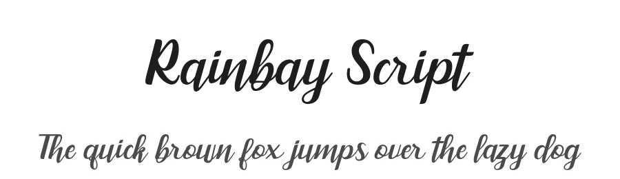 Rainbay Script β Script Handwritten Font
