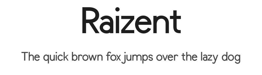 Raizent by Ragamkata Studio — Sans Serif Font