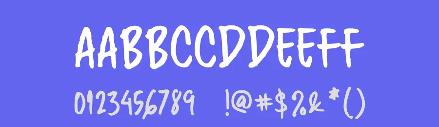 Random Boys by Joe letter — Script Handwritten Font — thumbnail 3