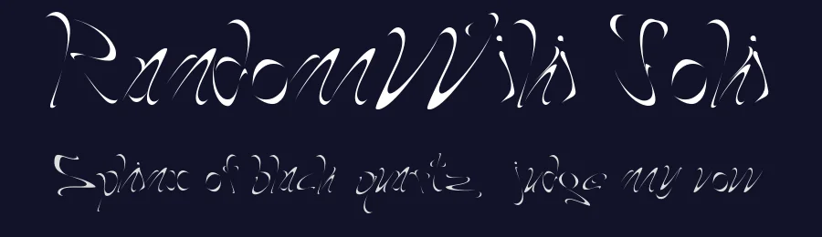 RandomWiki Joki by Etienne Weber — Script Handwritten Font — thumbnail 2