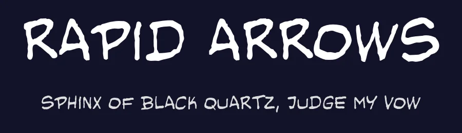 Rapid Arrows — Script Handwritten Font — thumbnail 2