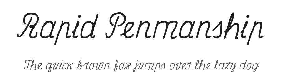 Rapid Penmanship