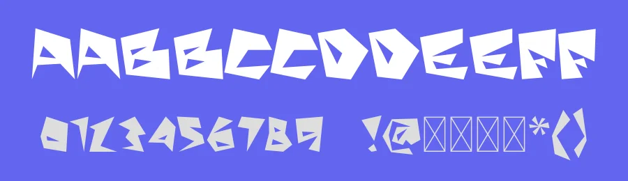 Razluka SP by Sasha Pavljenko — Display Font — thumbnail 3