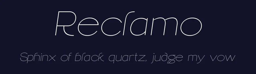 Reclamo by Ekayasa — Sans Serif Font — thumbnail 2