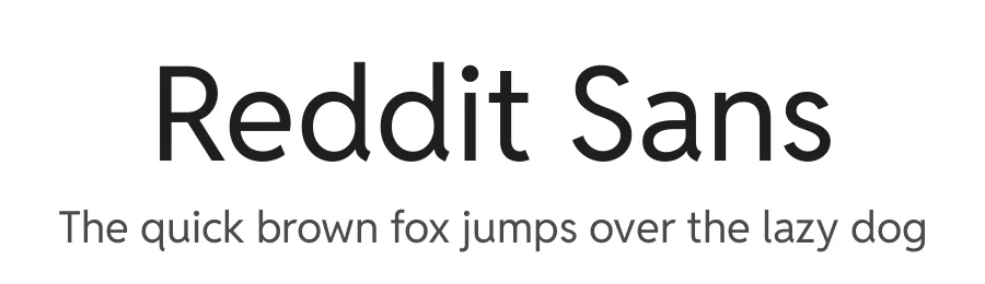 Reddit Sans by Stephen Hutchings — Sans Serif Font