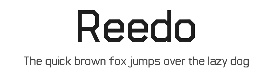 Reedo by Artyom Levanov — Display Font