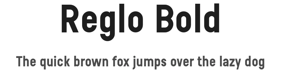 Reglo Bold by Sebastien Sanfilippo — Sans Serif Font
