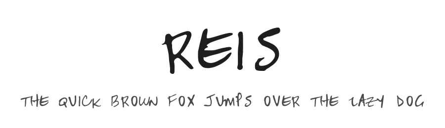 Reis by Jack Reis — Script Handwritten Font