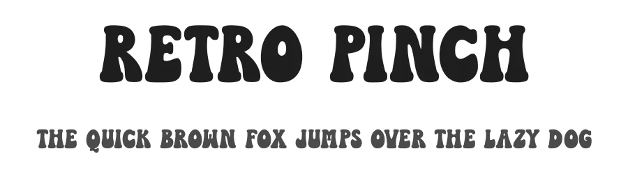 Retro Pinch by SiapGraph Studio — Display Font