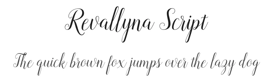 Revallyna Script by Unicode Studio — Script Handwritten Font