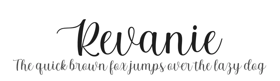 Revanie by Stripes Studio — Script Handwritten Font