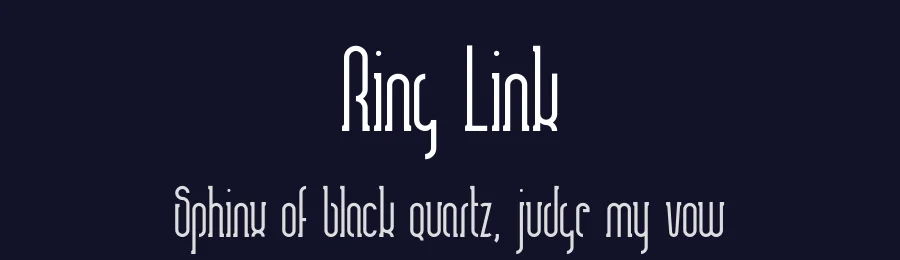 Ring Link by Dmitry Ochakov — Slab Serif Font — thumbnail 2