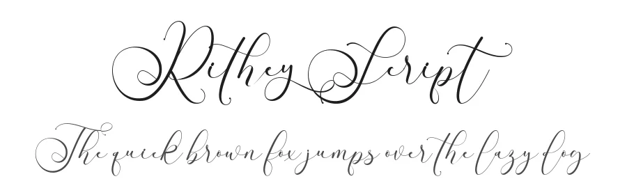 Rithey Script by Gilar Studio — Script Handwritten Font