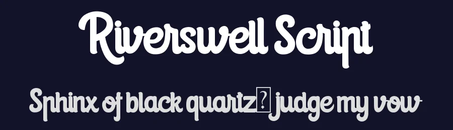 Riverswell Script by yugo priyat moko (Holydie Studio) — Script Handwritten Font — thumbnail 2