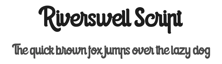 Riverswell Script by yugo priyat moko (Holydie Studio) — Script Handwritten Font