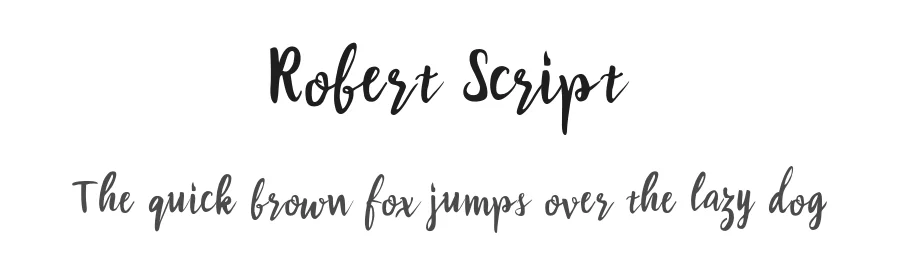 Robert Script by kurniadi saputra — Script Handwritten Font