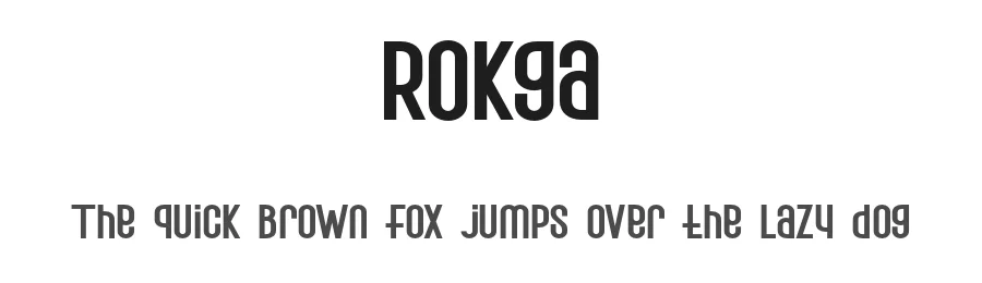 Rokga by Achmad Luthfi Mudhoffar — Sans Serif Font