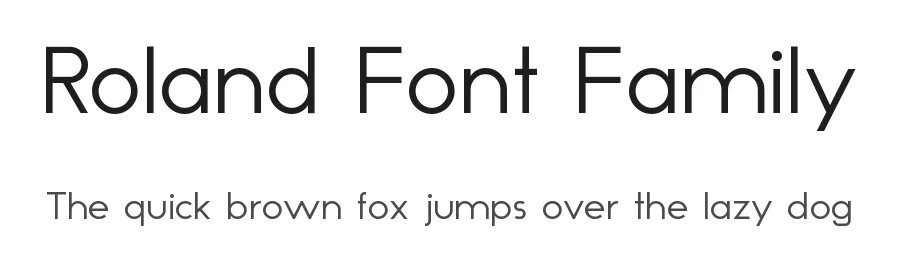 Roland Font Family — Sans Serif Font