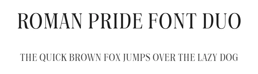 Roman Pride Font Duo by Letterhend Studio — Script Handwritten Font
