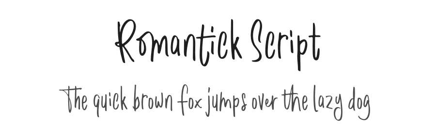 Romantick Script by Locomotype — Script Handwritten Font