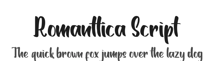 Romanttica Script — Script Handwritten Font