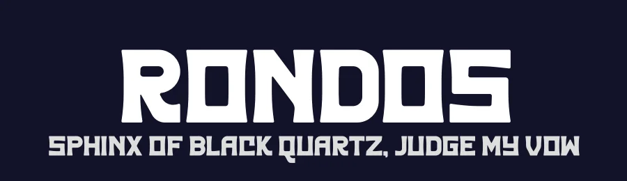 Rondos by Heru Utama Putra — Display Font — thumbnail 2