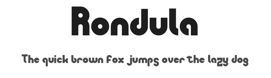 Rondula β Sans Serif Font