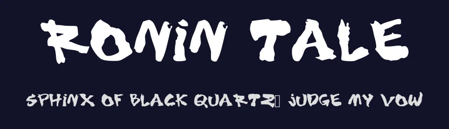 Ronin Tale — Script Handwritten Font — thumbnail 2
