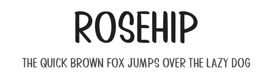 Rosehip by Sara Linsley — Script Handwritten Font