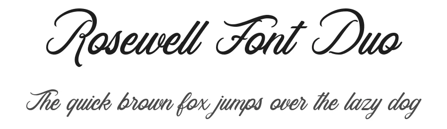 Rosewell Font Duo by Ardyanatypes — Script Handwritten Font