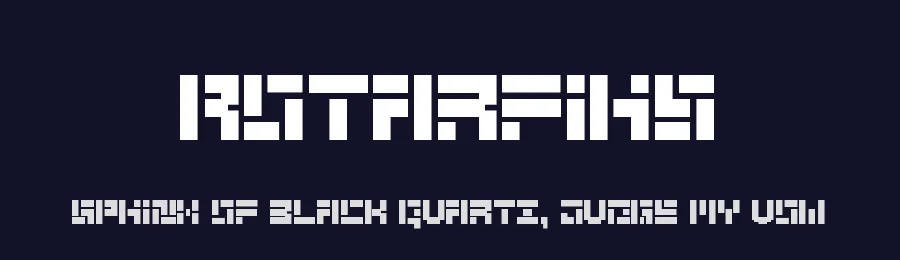 Rotarfihs by Maxim Raikov — Display Font — thumbnail 2