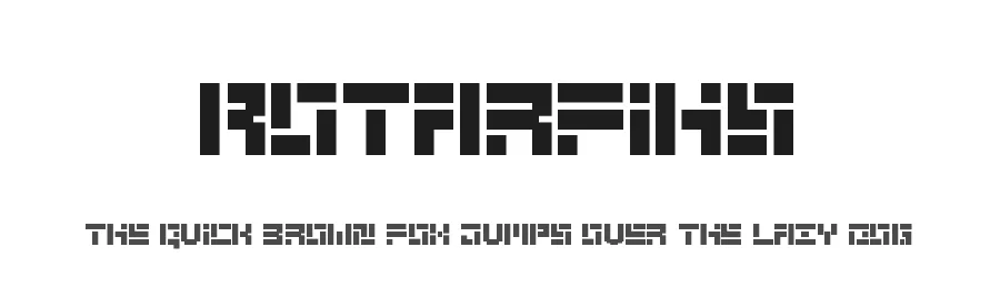 Rotarfihs by Maxim Raikov — Display Font