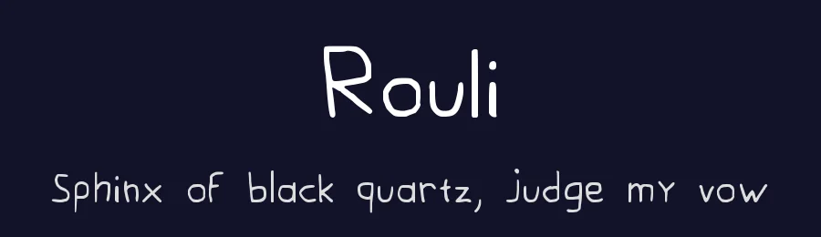 Rouli — Script Handwritten Font — thumbnail 2