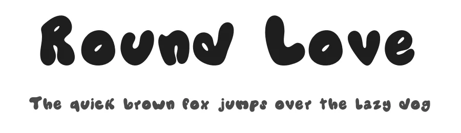 Round Love by Alejandro Bastardo — Script Handwritten Font