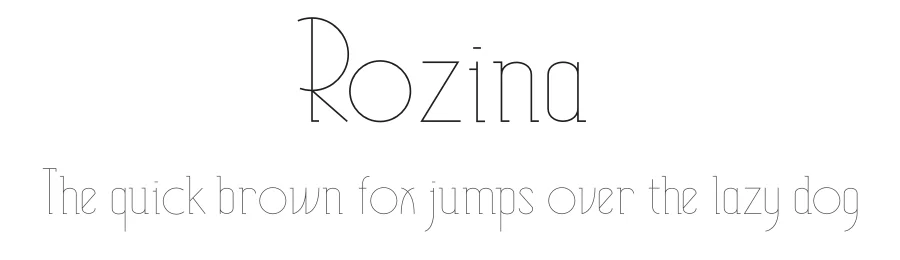 Rozina by Jiří Miškeřík — Slab Serif Font