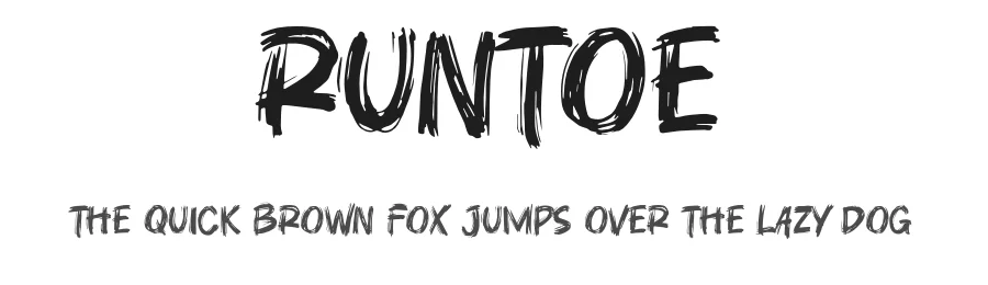 Runtoe by Khurasan β Script Handwritten Font
